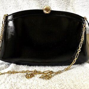 Ted Baker Aster black leather crossbody clutch handbag NWT